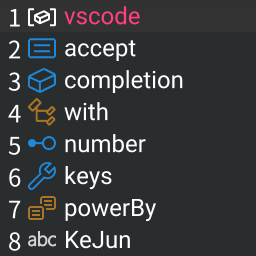 accept Completion With Number Keys